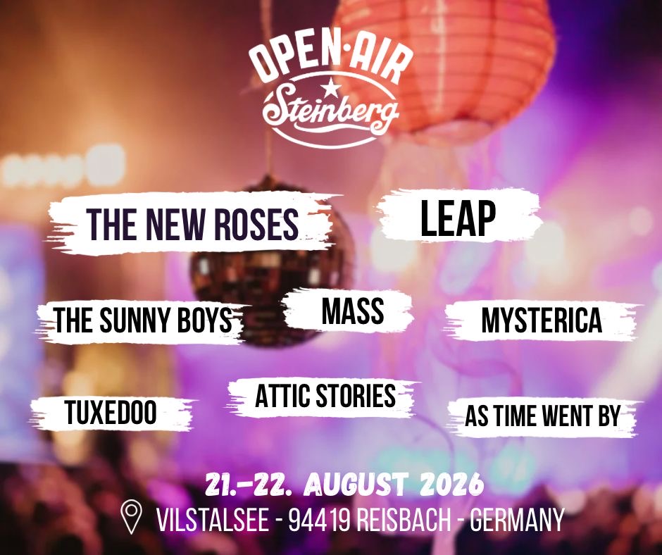 Unser Line Up ist vollständig!