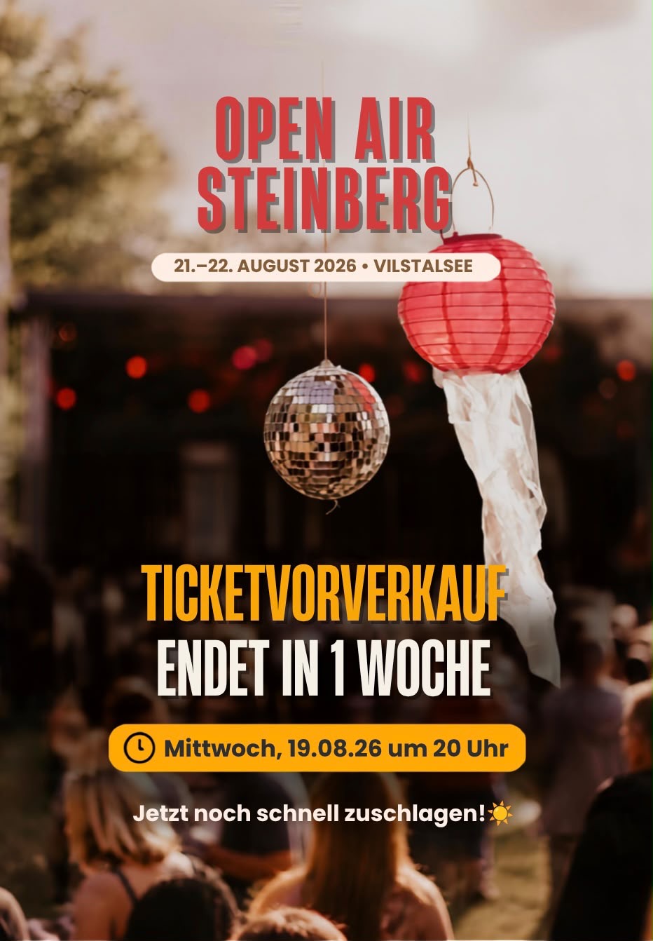 Nur noch eine Woche…